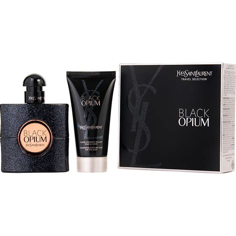 black opinion perfume gift set